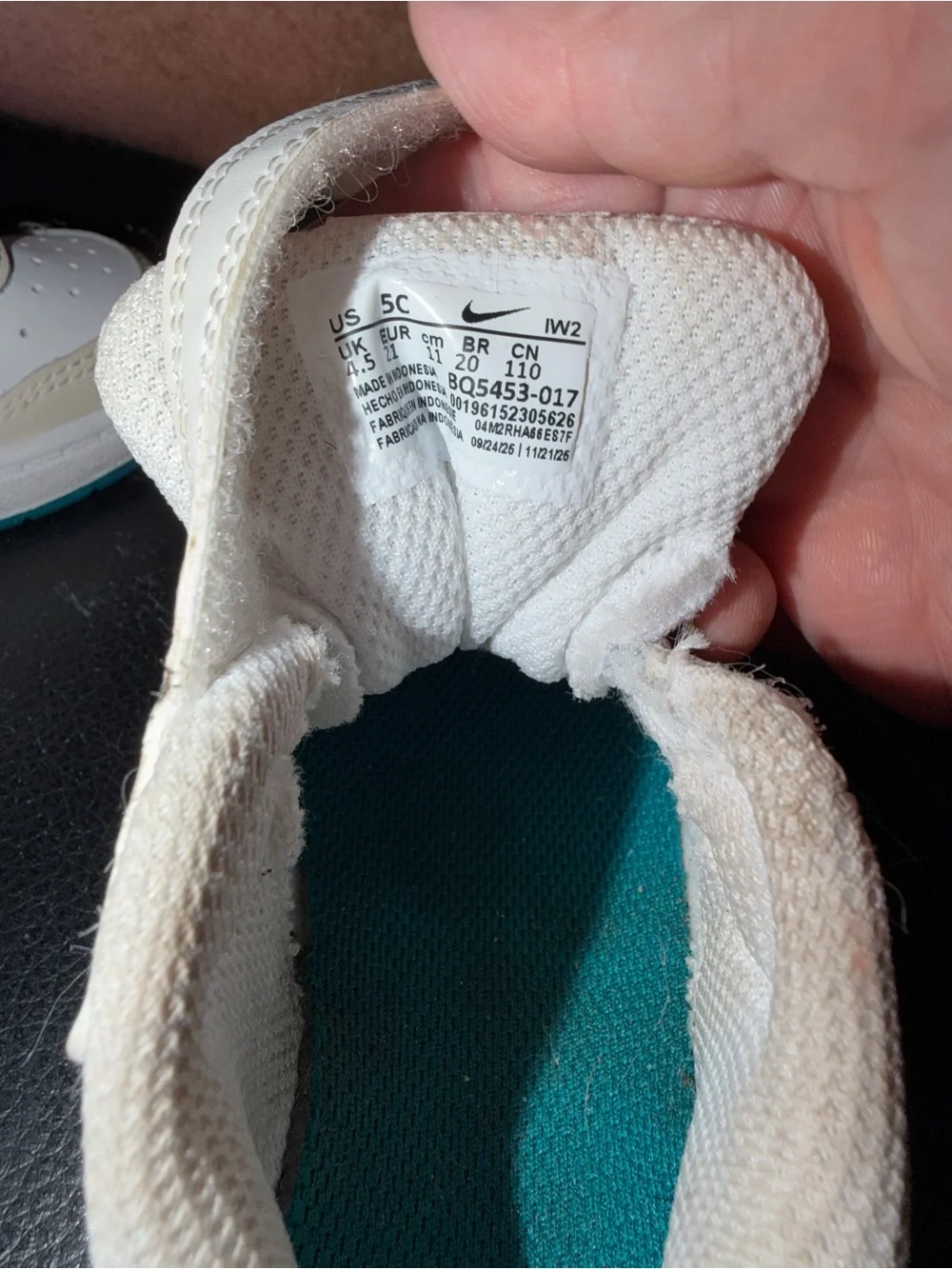 Nike Court Borough Low 2 Toddler 4.5C